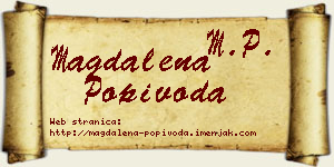 Magdalena Popivoda vizit kartica